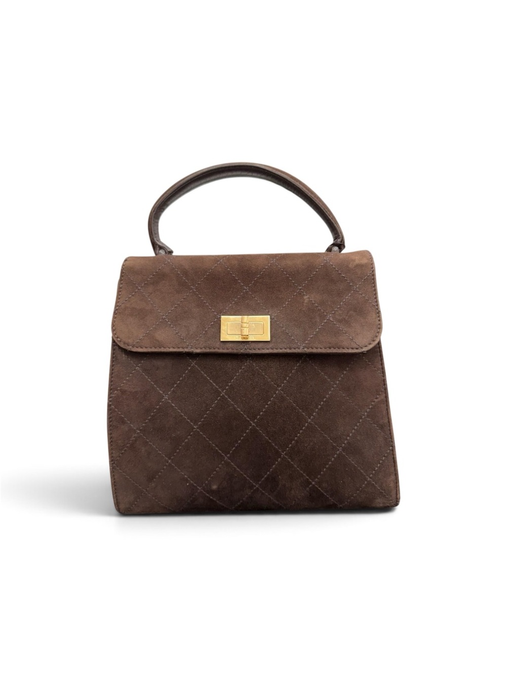 Chanel Reissue 2.55 Kelly Top Handle Bag Vintage 90s & COA